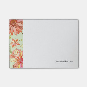 Muster mit Astern Post-it Klebezettel