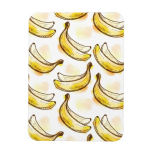 Muster mit Banane Magnet