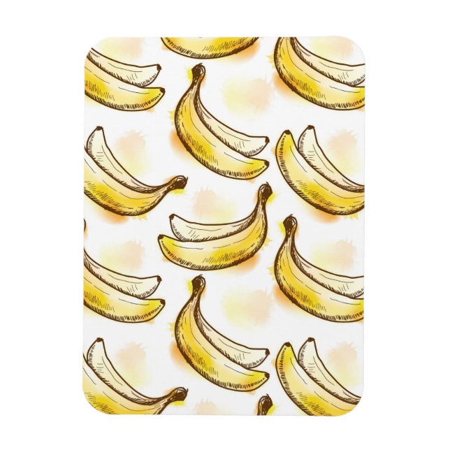 Muster mit Banane Magnet (Vertikal)