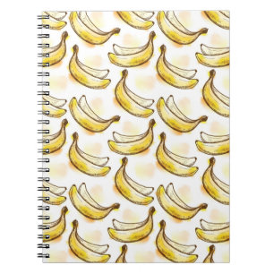 Muster mit Banane Notizblock