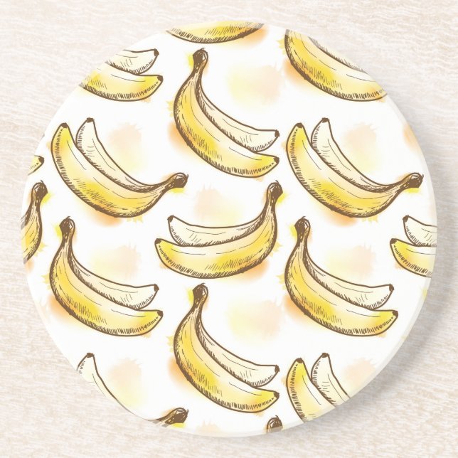 Muster mit Banane Untersetzer (Vorne)