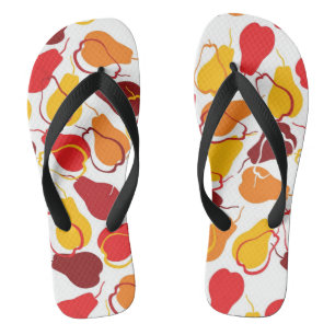 Muster mit Birnen Flip Flops