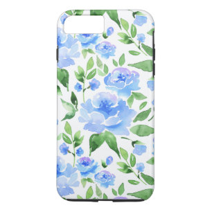 Muster mit blauen Blume Case-Mate iPhone Hülle