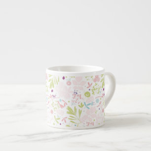 Muster mit Blumenmuster Espressotasse