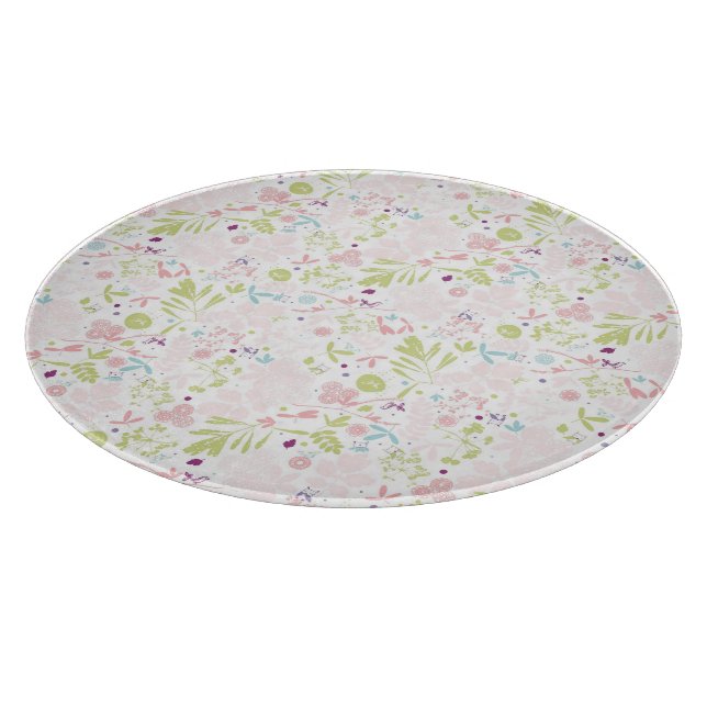 Muster mit Blumenmuster Schneidebrett (Ecke)