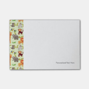 Muster mit Cartoon Post-it Klebezettel