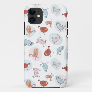 Muster mit Cartoonvögeln Case-Mate iPhone Hülle