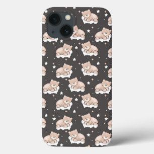 Muster mit dem kleinen Bärnschlafen Case-Mate iPhone Hülle