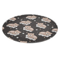 Muster mit dem kleinen Bärnschlafen