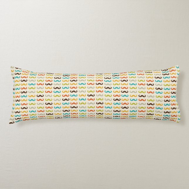 Muster mit dem Schnurrbart Seitenschläferkissen (Vorderseite)