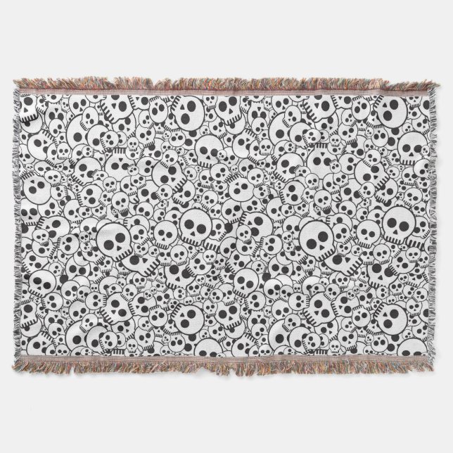 Muster mit den Schädeln Decke (Vorderseite)