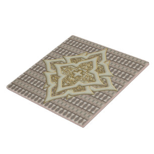 Muster mit DiamantEmblemen ・ Groß ・ Tile Fliese
