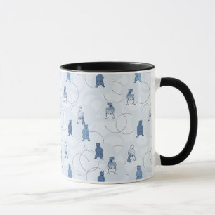 Muster mit einem Grizzlybären Tasse
