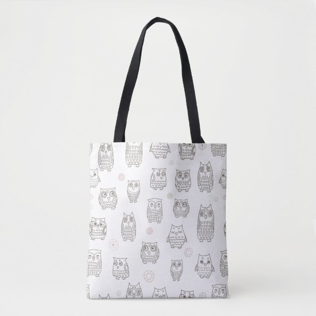 Muster mit Eulen (Vorderseite)