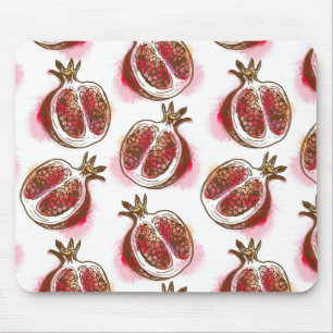 Muster mit Granatapfel Mousepad