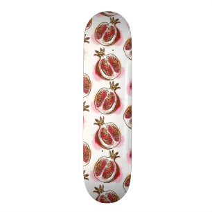 Muster mit Granatapfel Skateboard