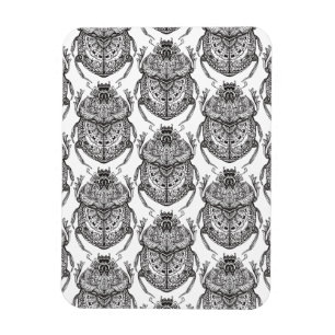 Muster mit Handgekritzel Magnet