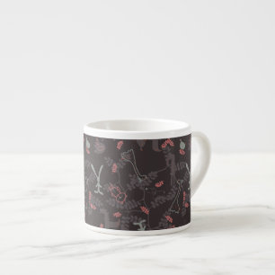 Muster mit jungen Tieren 1 Espressotasse