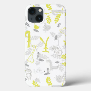 Muster mit jungen Tieren 2 Case-Mate iPhone Hülle