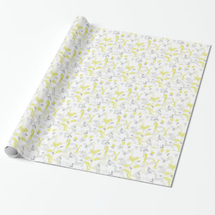 Muster mit jungen Tieren 2 Geschenkpapier