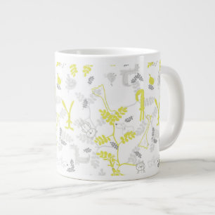 Muster mit jungen Tieren 2 Jumbo-Tasse