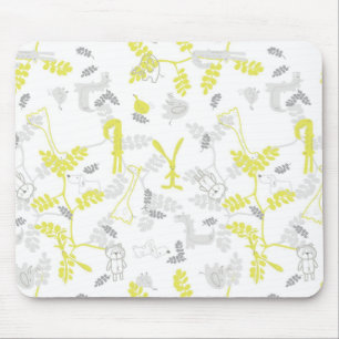 Muster mit jungen Tieren 2 Mousepad