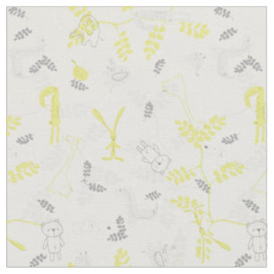 Muster mit jungen Tieren 2 Stoff