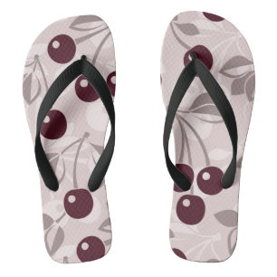 Muster mit Kirschen 2 Flip Flops