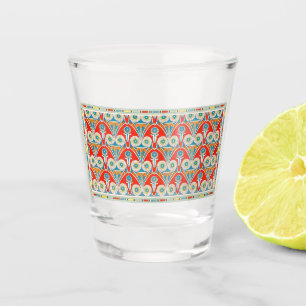 Muster mit Kuhköpfen - Antikes Ägypten Kunst Schnapsglas