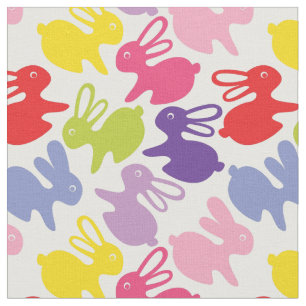 Muster mit Ostern-Kaninchen Stoff