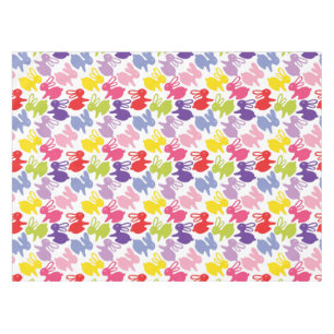 Muster mit Ostern-Kaninchen Tischdecke