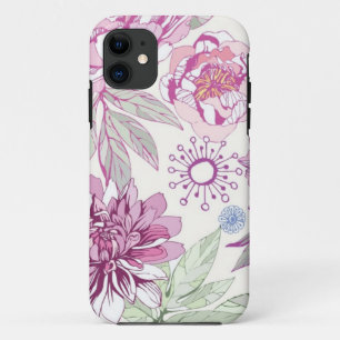 Muster mit rosa Blumen Case-Mate iPhone Hülle