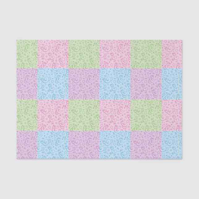 Muster mit Schlangen Seidenpapier (Vorderseite)