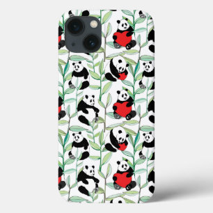 Muster mit schönen Pandas mit Herz Case-Mate iPhone Hülle