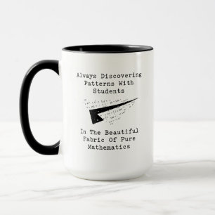 Muster mit Schülern in reiner Mathematik entdecken Tasse