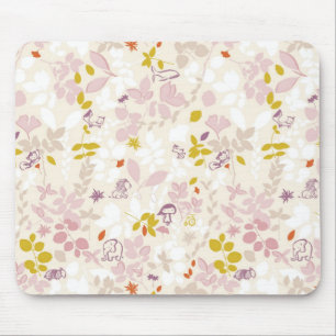 Muster mit skurrilen Tieren Mousepad