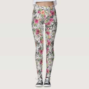 Muster mit Tierdrucken Leggings