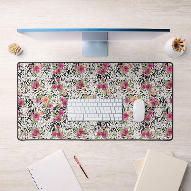 Muster mit Tierdrucken Schreibtischunterlage (Büro 1)