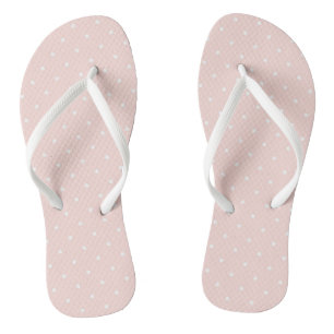 Muster mit weißen Punkten 2 Flip Flops