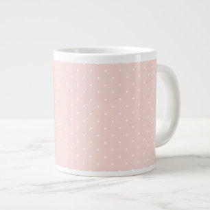 Muster mit weißen Punkten 2 Jumbo-Tasse