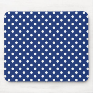Muster mit weißen Punkten Mousepad