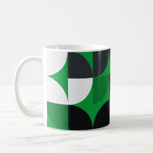 Muster mit zufällig gefärbten Dreiecken Generativ Kaffeetasse