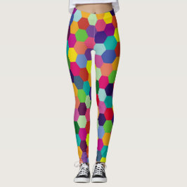 Muster Modern farbenfroh - Modefeder-Hipster Leggings