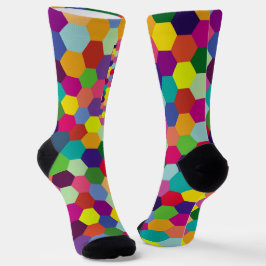 Muster Modern farbenfroh - Modefeder-Hipster Socken