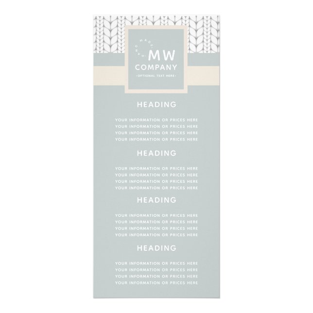 Muster Moderne Berufliche Handarbeit Werbekarte (Vorne)