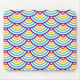 Muster Moderne, stilvolle Geometrie Vintag Mousepad