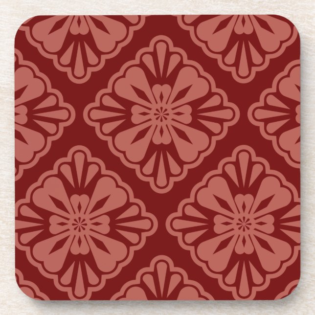 Muster Moderne, stilvolle geometrische Trendy Getränkeuntersetzer (Vorderseite)