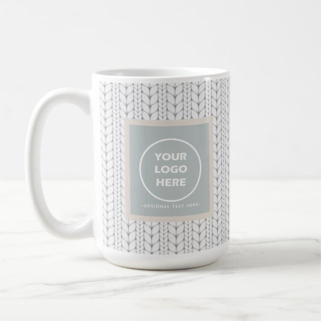 Muster Modernes Berufliches Logo Kaffeetasse (Links)