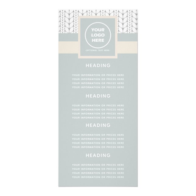 Muster Modernes Berufliches Logo Werbekarte (Vorne)