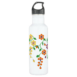 Muster NO.2: Hängende Blumen-Wasser-Flasche Edelstahlflasche